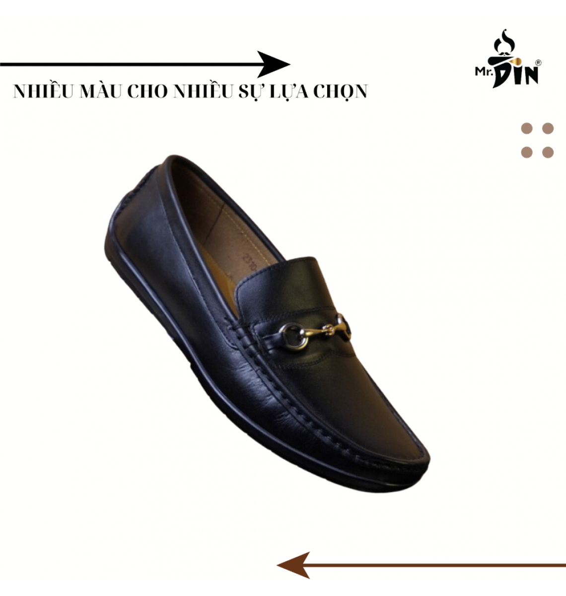 Giày LƯỜI MR.DIN M004