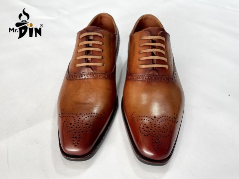 GIÀY OXFORD FH001 DA BÒ