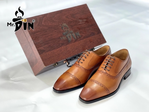 GIÀY OXFORD MD012 DA BÒ